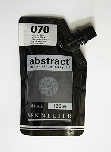 Image of Akrylfärg Sennelier Abstract 120ml Iridescent Black 070 (3F) 121121070 3046450042631