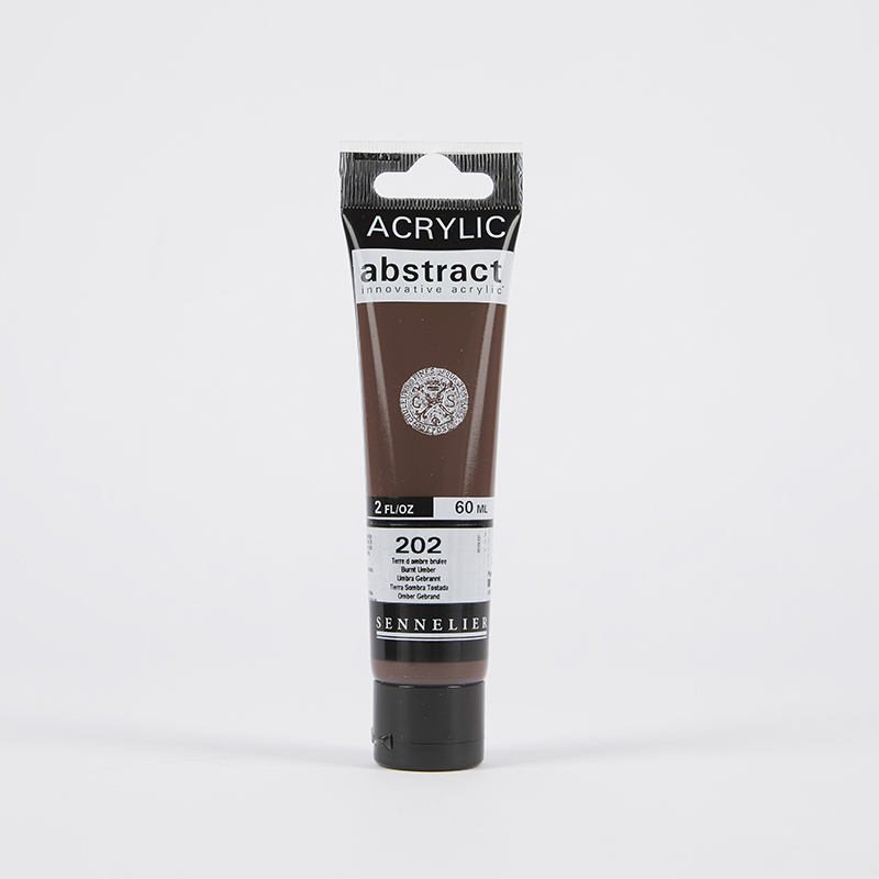 Image of Akrylfärg Abstract Sennelier 60ml Burnt Umber 202 (3F) 121061202 3046451981403