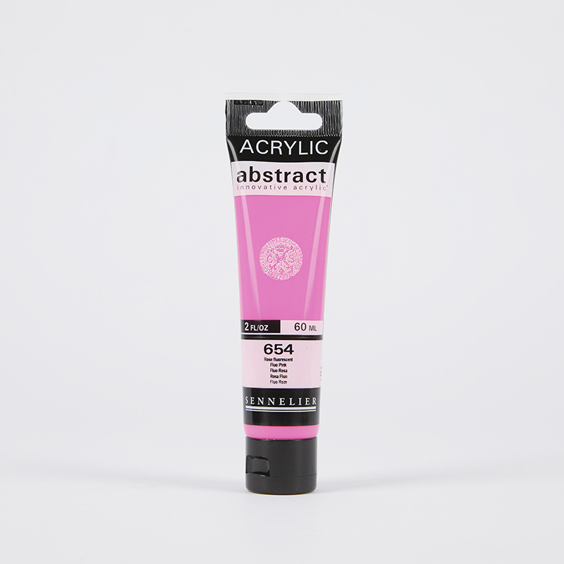 Image of Akrylfärg Abstract Sennelier 60ml Fluo Pink 654 (3F) 121061654 3046451981731