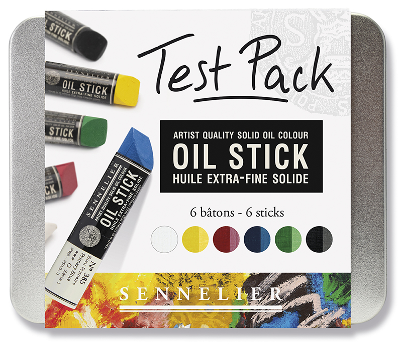 Image of Oil Stick Sennelier Test pack 6 mini oilstick 130122 3046450728467