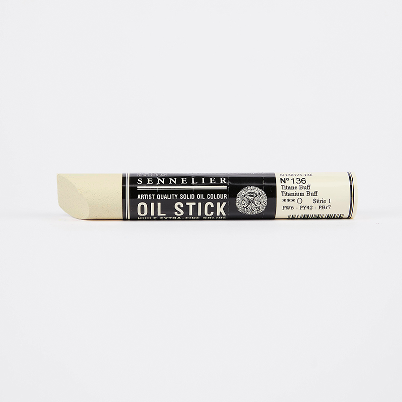 Image of Oil Stick Sennelier S1 - Titanium Buff 136 130125136 3046451965205
