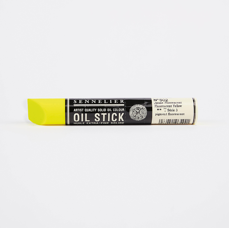 Image of Oil Stick Sennelier S3 - Neon Yellow 502 130125502 3046451965441