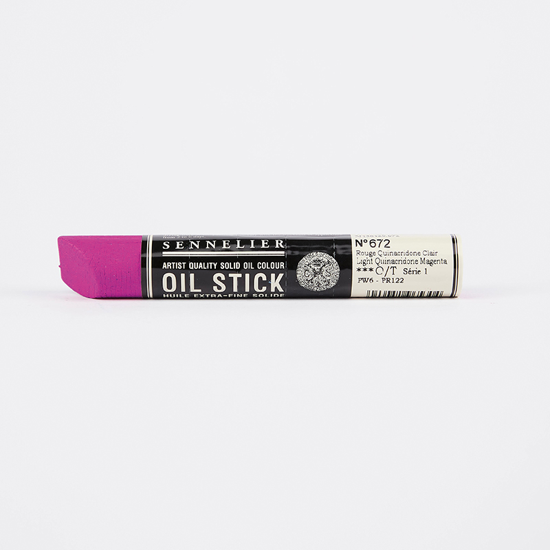 Image of Oil Stick Sennelier S1 - Light Quinacridone Magenta 672 130125672 3046451965304