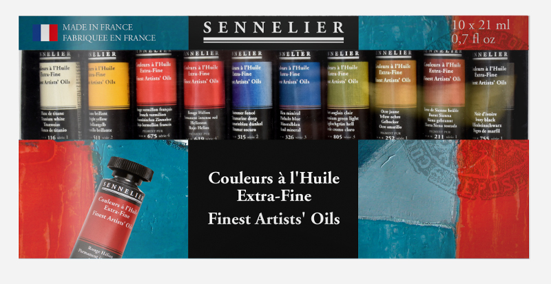 Image of Oljefärgset Sennelier Artist Oljefärg 10x21ml 130222 3046451873630