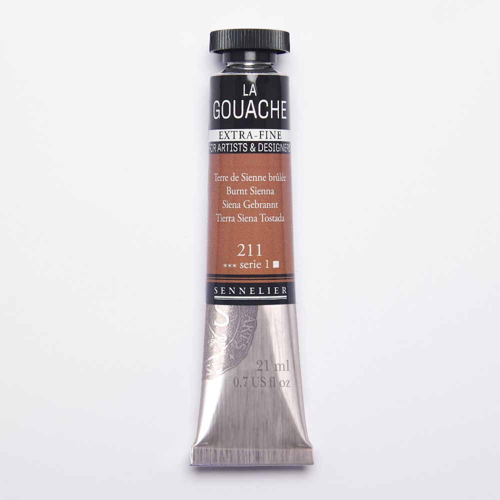 Image of Gouachefärg Sennelier Artist 21ml Burnt Sienna S1 130512211 3046451980604