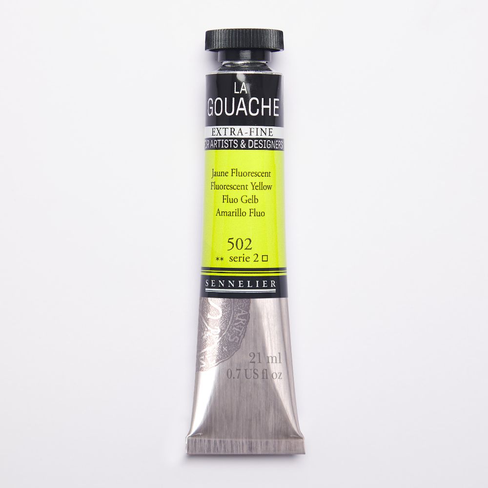 Image of Gouachefärg Sennelier Artist 21ml Fluorescent Yellow S2 130512502 3046451988235