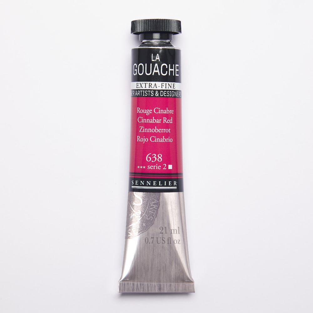 Image of Gouachefärg Sennelier Artist 21ml Cinnabar Red S2 130512638 3046451981014