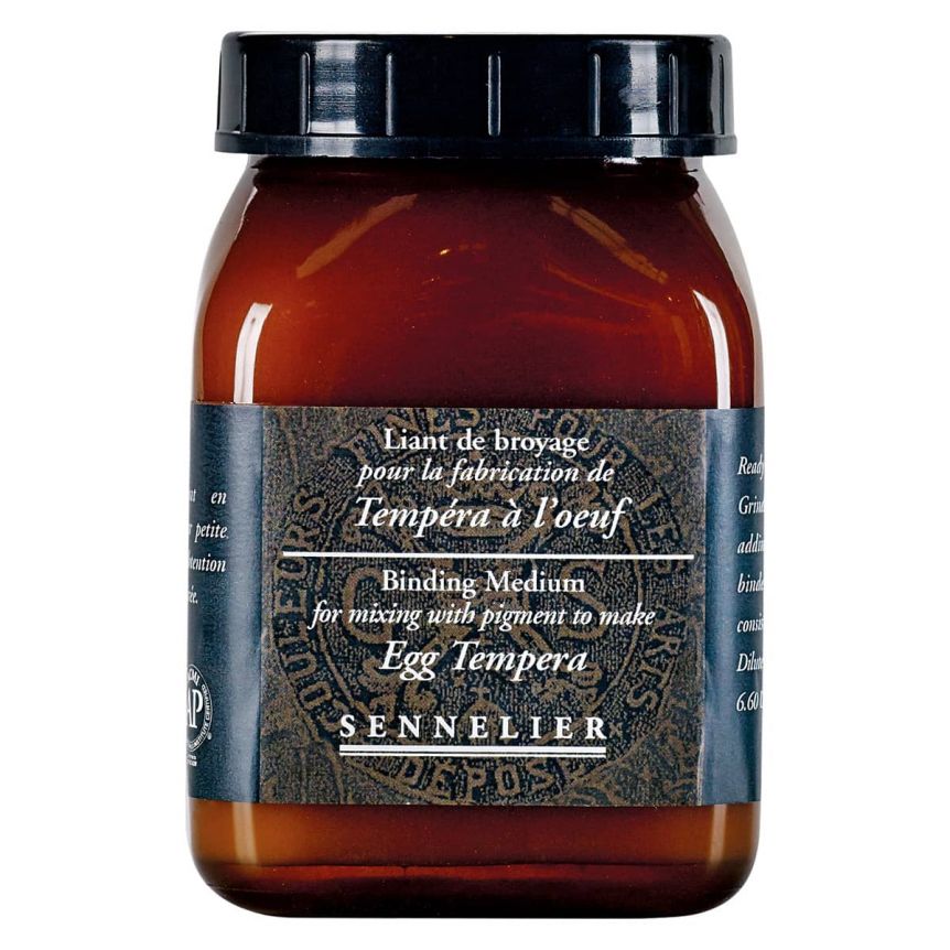 Image of Äggtempera medium Sennelier Liant de broyage tempera flacon - 200 ml 131020 3046450120643