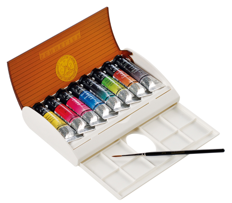 Image of Akvarellset Sennelier Artist L´Aquarelle 8st 10ml tuber+pensel 131642 3046450121039