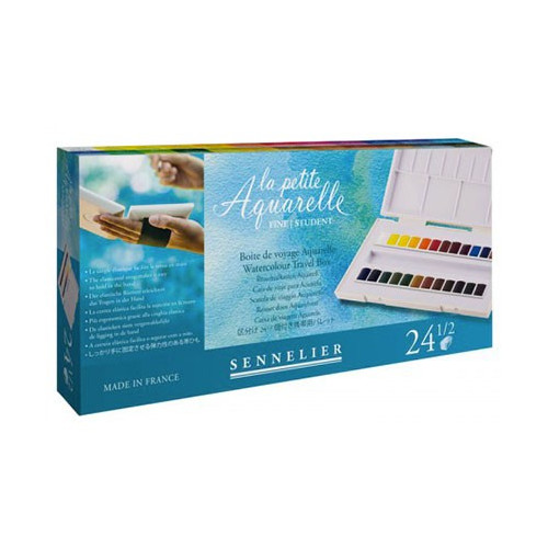 Image of Akvarellset Sennelier la petite Aquarelle 24x1/2-kopp 131681 3046450056713