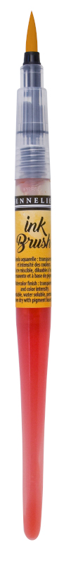 Image of Penselpenna Sennelier Ink Brush Sennelier Yellow 579 (3F) 131695579 3046451904679