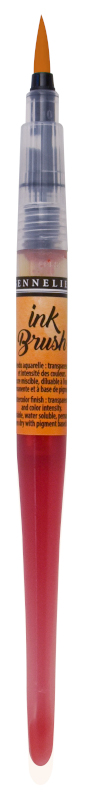 Image of Penselpenna Sennelier Ink Brush Orange 645 (3F) 131695645 3046451904686
