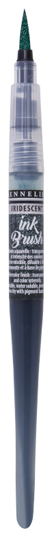 Image of Penselpenna Sennelier Ink Brush Iridescent Green deep 12 (3F) 13169612 3046451905027