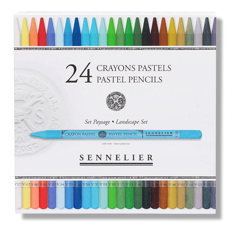 Image of Pastellpenset Sennelier  24 pastel pencils - Landscape 13234003 3046451993604