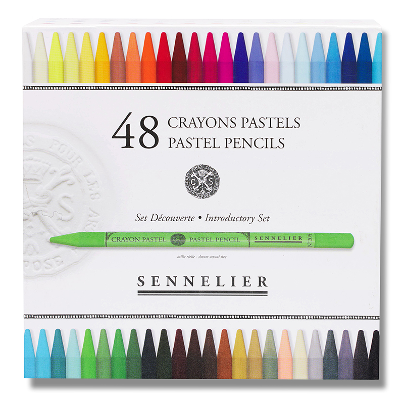 Image of Pastellpenset Sennelier  48 assorted pastel pencils 13234004 3046451993611