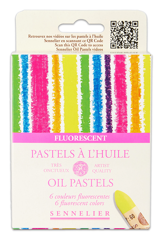 Image of Oljepastell Sennelier 5ml 6 Sort Fluorescent colors 13251962 3046451961481