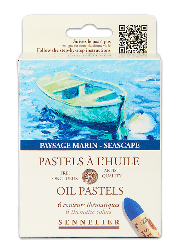 Image of Oljepastell Sennelier 5ml 6 Sort Seascape 13251965 3046451974672