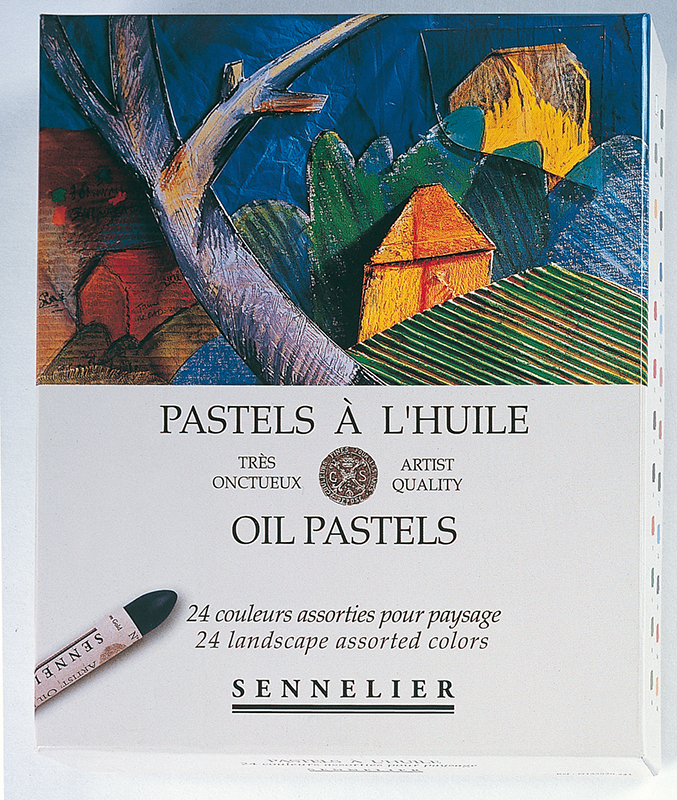 Image of Oljepastell Sennelier 5ml Landskapsset 24 Sort   Paysages  241 132520241 3046450409281