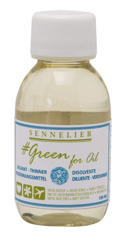 Image of Oljemedium Sennelier GreenForOil Thinner 100ml 135201100 3046450762317