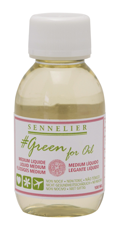 Image of Oljemedium Sennelier GreenForOil Liquid medium 100ml 135205100 3046450762331