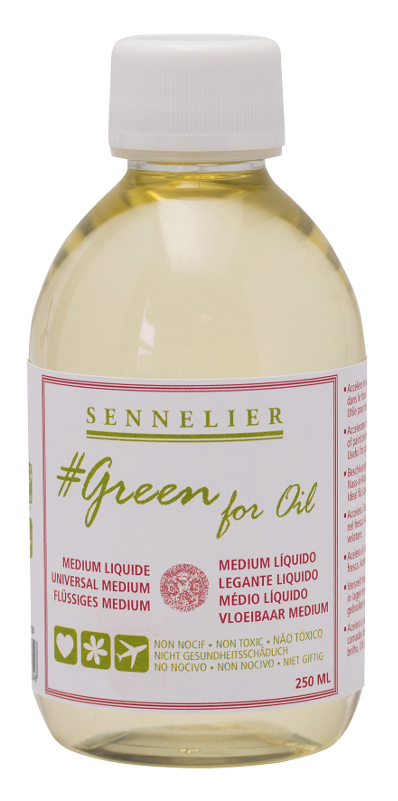 Image of Oljemedium Sennelier GreenForOil Liquid medium 250ml 135205250 3046450762348