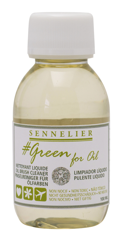 Image of Oljemedium Sennelier GreenForOil Brush Cleaner 100ml 135220100 3046450762416