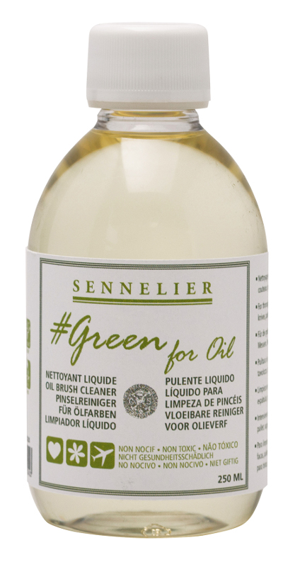 Image of Oljemedium Sennelier GreenForOil Brush Cleaner 250ml 135220250 3046450762423