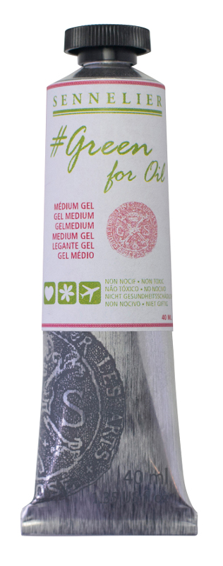 Image of Oljemedium Sennelier GreenForOil Gel medium 40ml 135240040 3046450762355