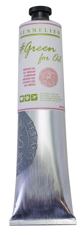 Image of Oljemedium Sennelier GreenForOil Gel medium 200ml 135240200 3046450762362