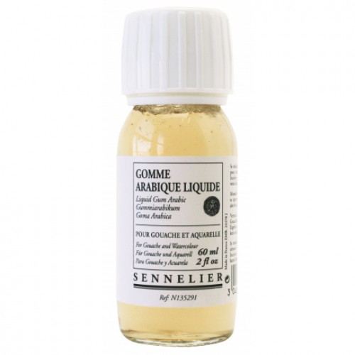 Image of Akvarellmedium Sennelier Liquid Arabic gum 60ml (6F) 135291 3046450138891