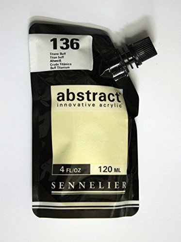 Image of Akrylfärg Sennelier Abstract 120ml Titan buff 136 (3F) 121121136 3046450042013