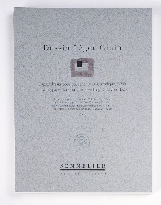 Image of Ritblock Sennelier Dessin Léger Grain 200g  40x30cm 75ark (5F) 136266 3046450139911