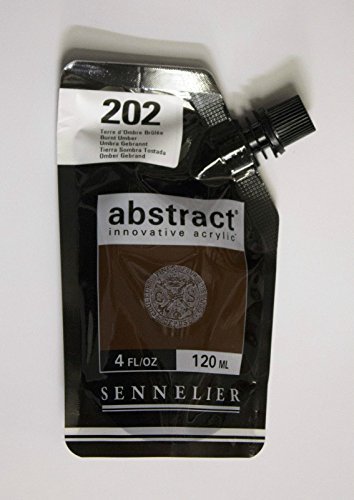 Image of Akrylfärg Sennelier Abstract 120ml Burnt Umber 202 (3F) 121121202 3046450042020