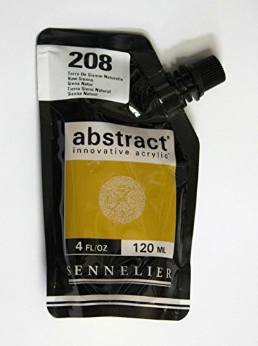 Image of Akrylfärg Sennelier Abstract 120ml Raw Sienna 208 (3F) 121121208 3046450042044