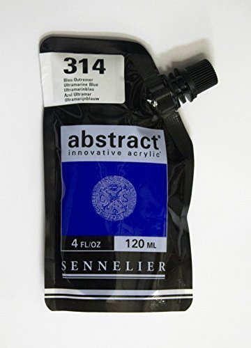 Image of Akrylfärg Sennelier Abstract 120ml Ultramarine Blue 314 (3F) 121121314 3046450042150