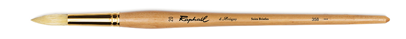 Image of Svinborstpensel Raphael D´Artigny Rund St 20  (5F) 358020 3046450035732