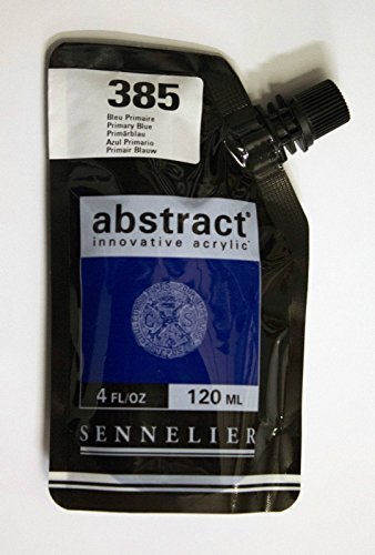 Image of Akrylfärg Sennelier Abstract 120ml Primary Blue 385 (3F) 121121385 3046450042181