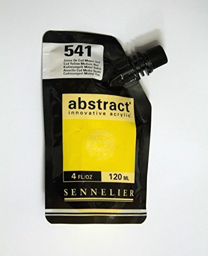 Image of Akrylfärg Sennelier Abstract 120ml Cad. Yellow Medium Hue 541 (3F) 121121541 3046450042204