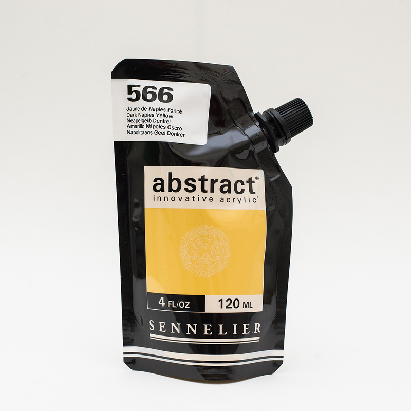 Image of Akrylfärg Sennelier Abstract 120ml Naples Yellow Dark 566 (3F) 121121566 3046451884629