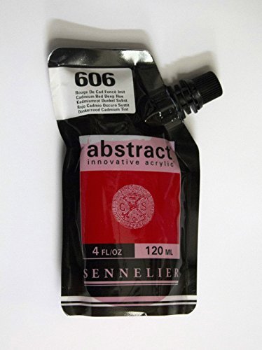 Image of Akrylfärg Sennelier Abstract 120ml Cad. Red Deep Hue 606 (3F) 121121606 3046450042259
