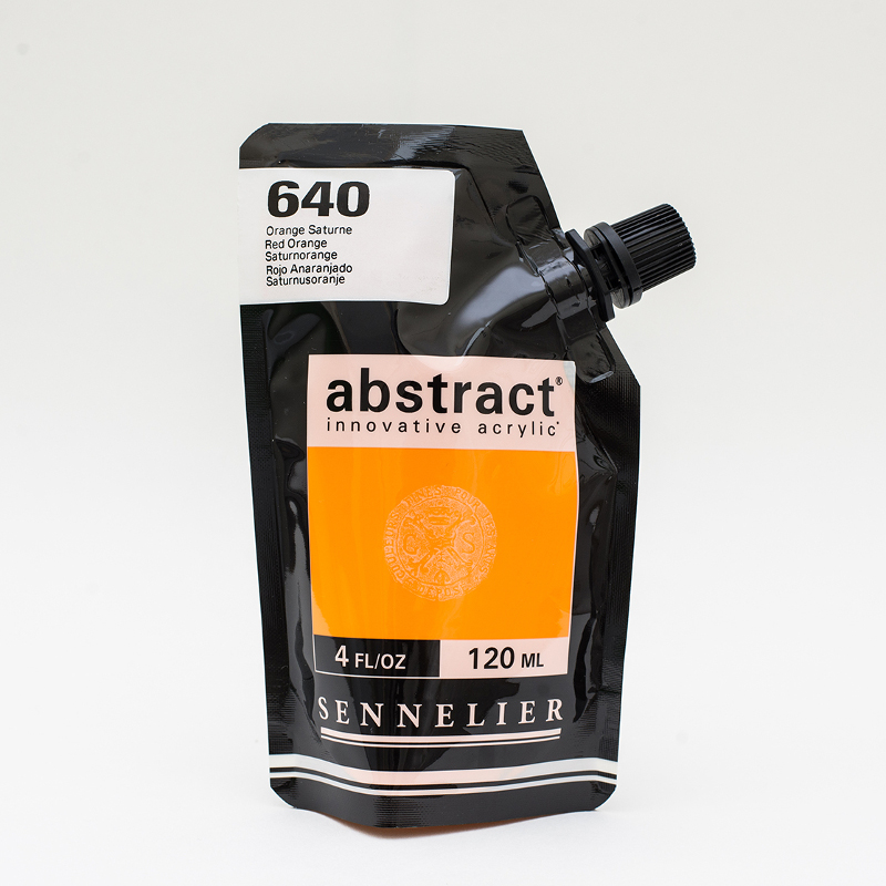 Image of Akrylfärg Sennelier Abstract 120ml Red Orange 640 (3F) 121121640 3046451884636