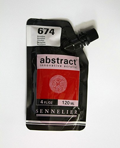 Image of Akrylfärg Sennelier Abstract 120ml Vermilion 674 (3F) 121121674 3046450042310