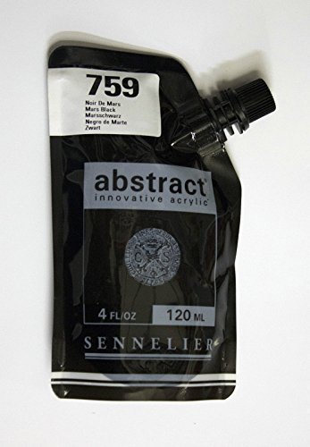 Image of Akrylfärg Sennelier Abstract 120ml Mars Black 759 (3F) 121121759 3046450042341