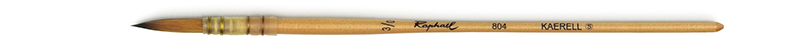 Image of Syntetpensel Raphael Kaerell "S" Orange Spetsig mopp St 000  (5F) 804000 3046450085997