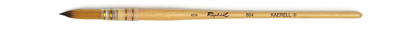 Image of Syntetpensel Raphael Kaerell "S" Orange Spetsig mopp St 0  (5F) 804990 3046450086017