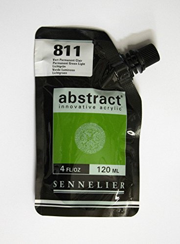 Image of Akrylfärg Sennelier Abstract 120ml Permanent Green Light 811 (3F) 121121811 3046450042365