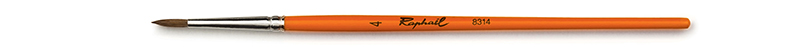 Image of Ponnyhårspensel Raphael 8314 Rund st 4 (8)(20F) 8314004 3046450046424