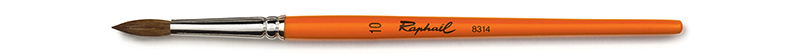 Image of Ponnyhårspensel Raphael 8314 Rund st 10 (16) (10F) 8314010 3046450046462