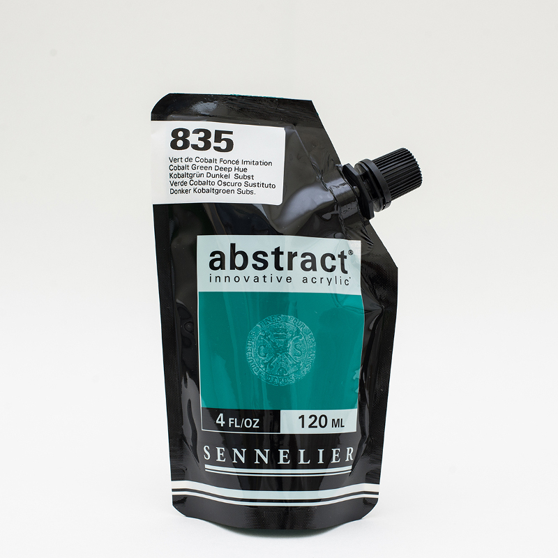 Image of Akrylfärg Sennelier Abstract 120ml Cobalt Green Deep 835 (3F) 121121835 3046451884704
