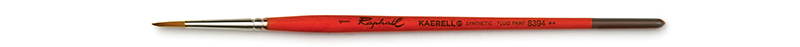 Image of Syntetpensel Raphael Kaerell "S" Orange Rund St 1  (5F) 8394001 3046450048473